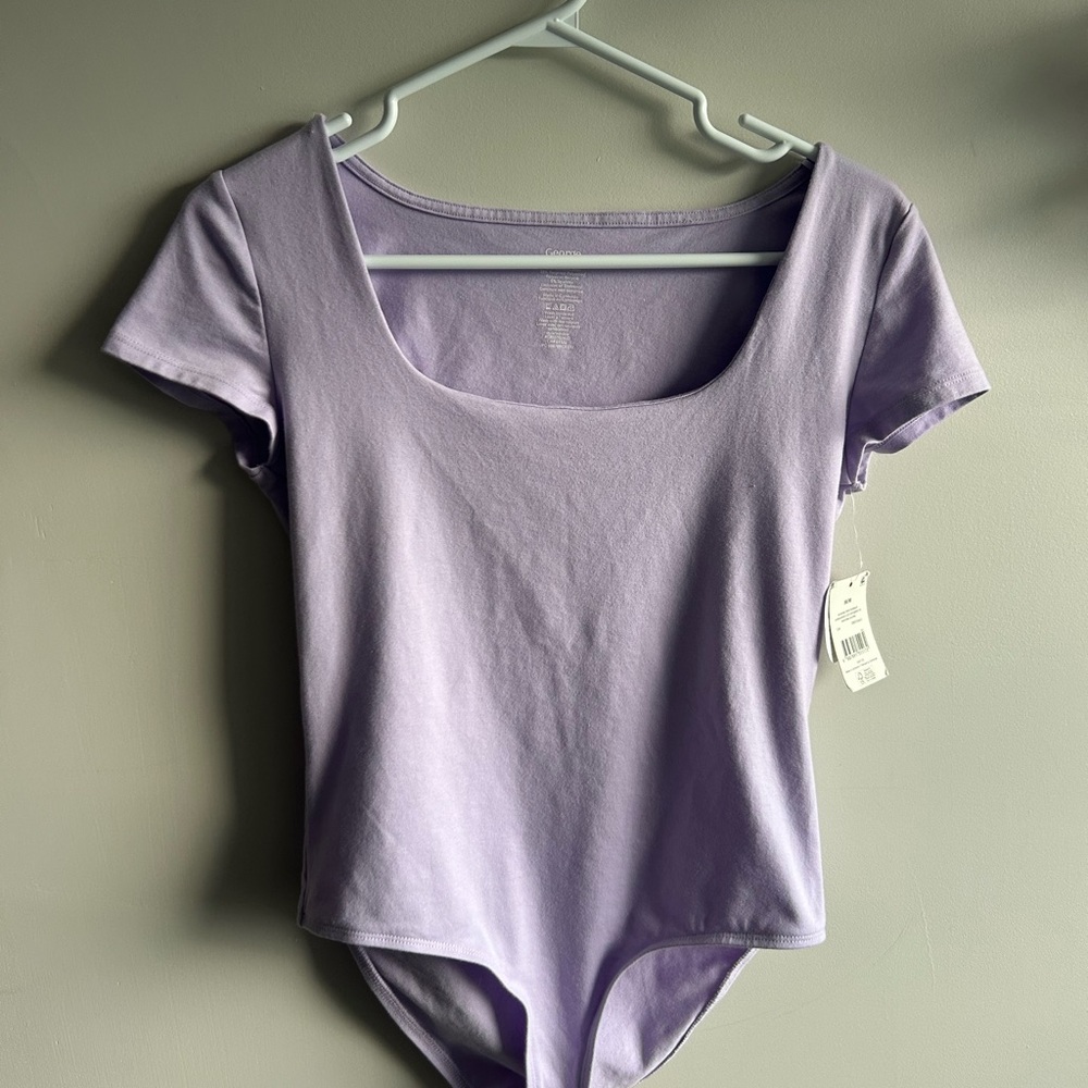George Lavender Scoop Neck Bodysuit